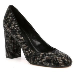Michael Kors Jamie Studded Suede Pump, 6M, Black, NWOB